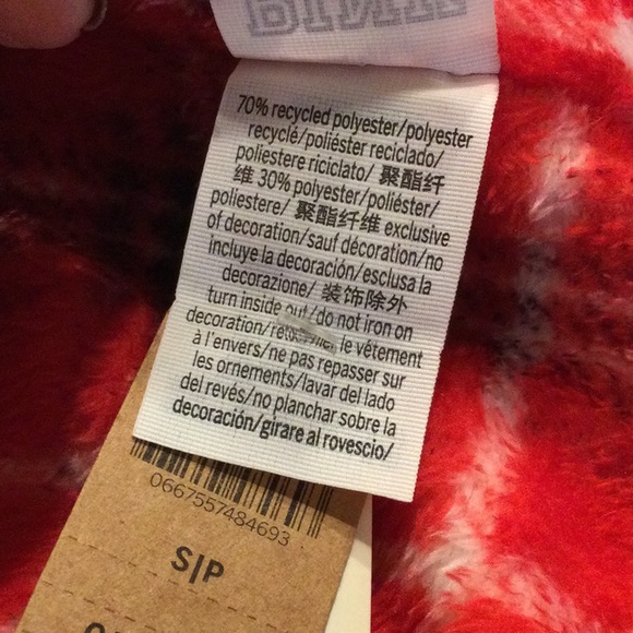 VS PINK Fuzzy Sherpa Shirt - Picture 5 of 6